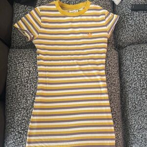 Striped Yellow adidas Dress